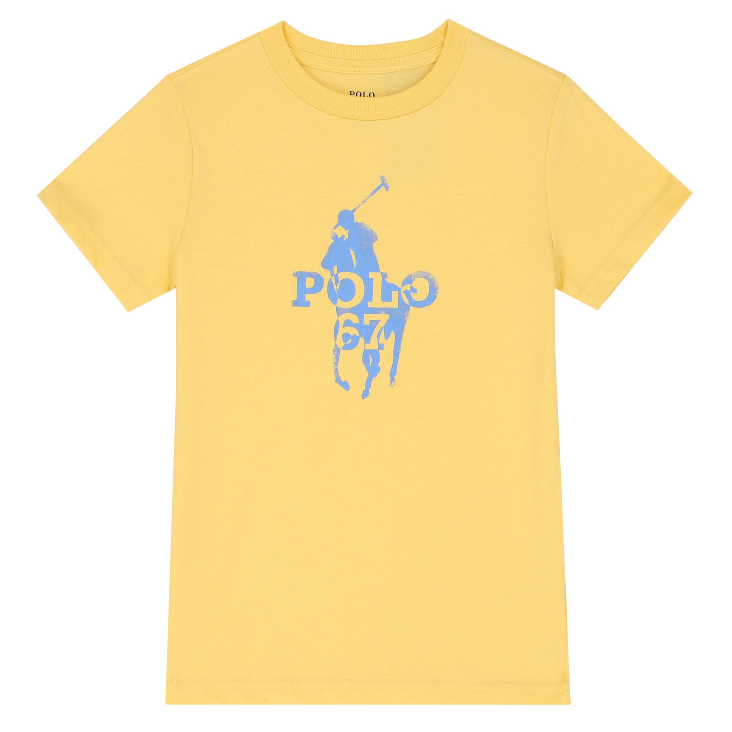 Boys Yellow Logo T-Shirt, 1, hi-res