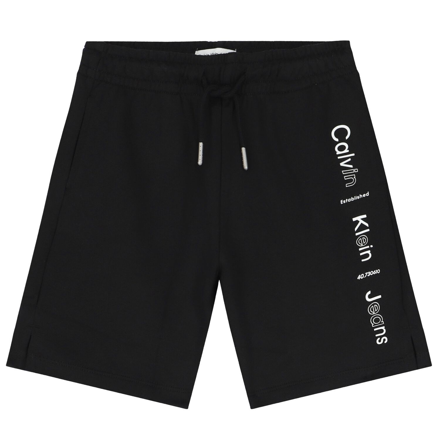 Boys Black Logo Shorts, 1, hi-res image number null
