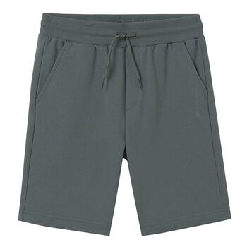 Boys Khaki Green Shorts