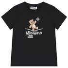 Black Teddy Bear Logo T-Shirt, 2, hi-res