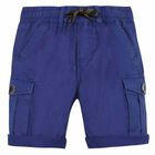Boys Blue Shorts, 1, hi-res