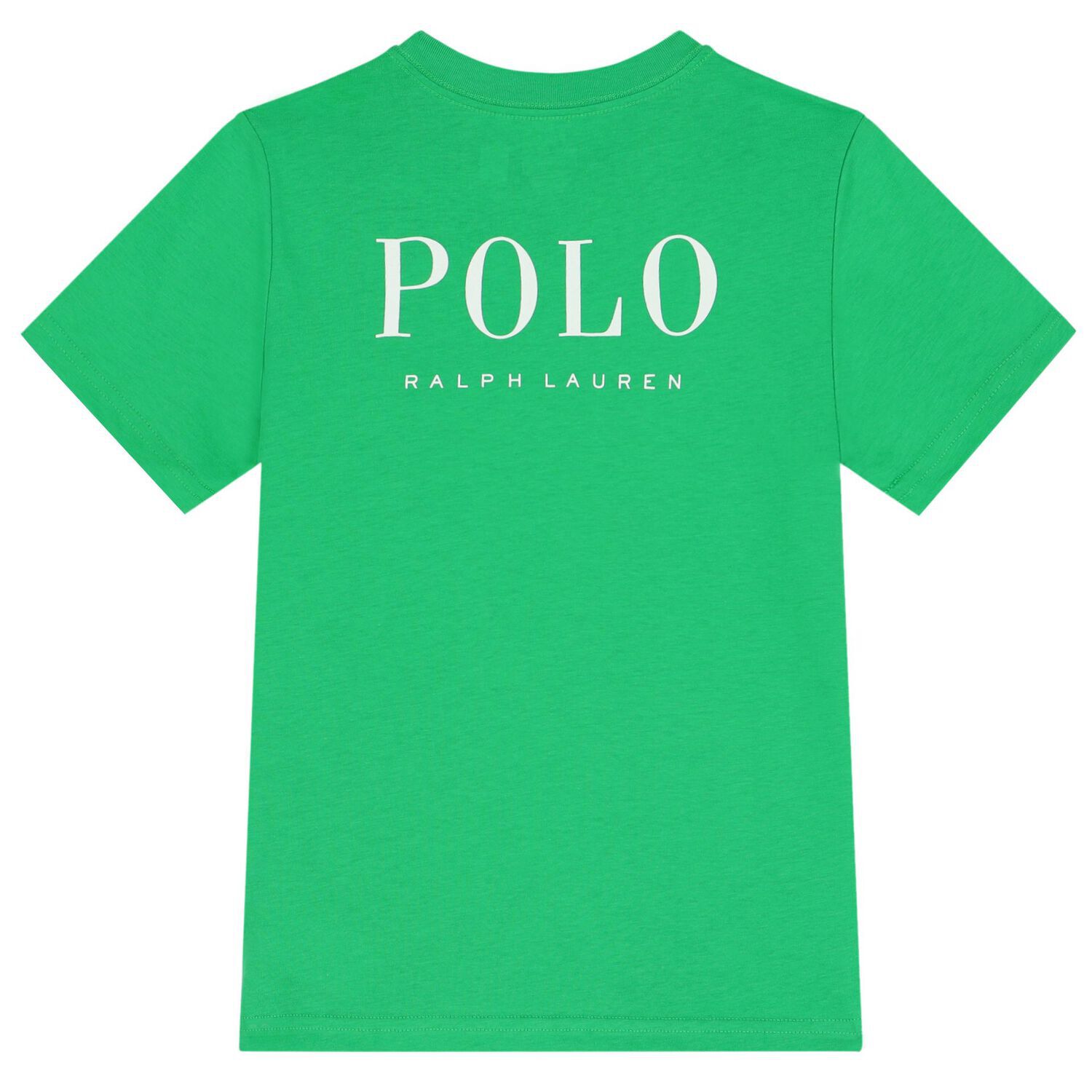 Boys Green Logo T-Shirt, 3, hi-res