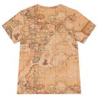 Boys Beige Geo Map T-Shirt, 1, hi-res