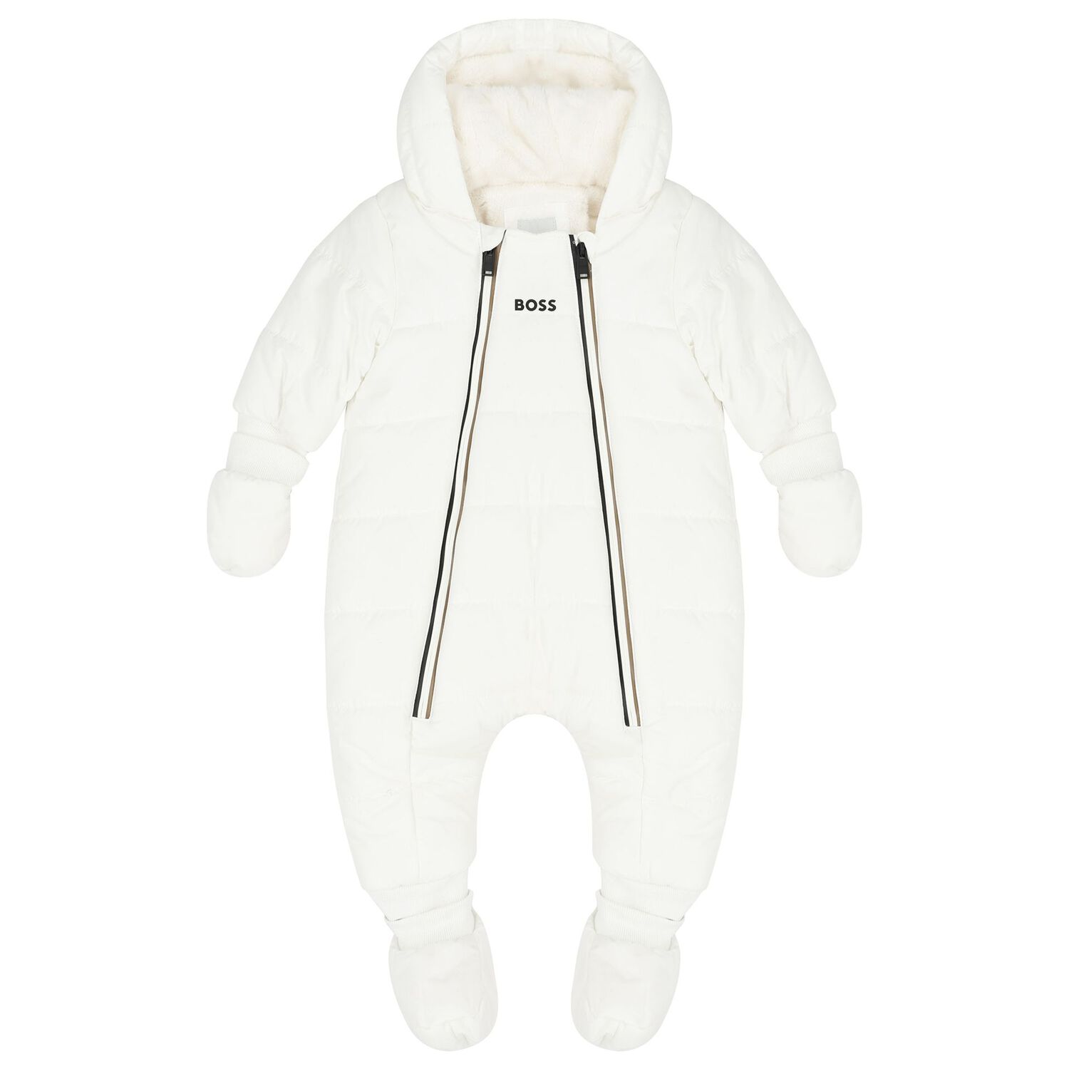 Ivory Logo baby Snow Suit, 1, hi-res