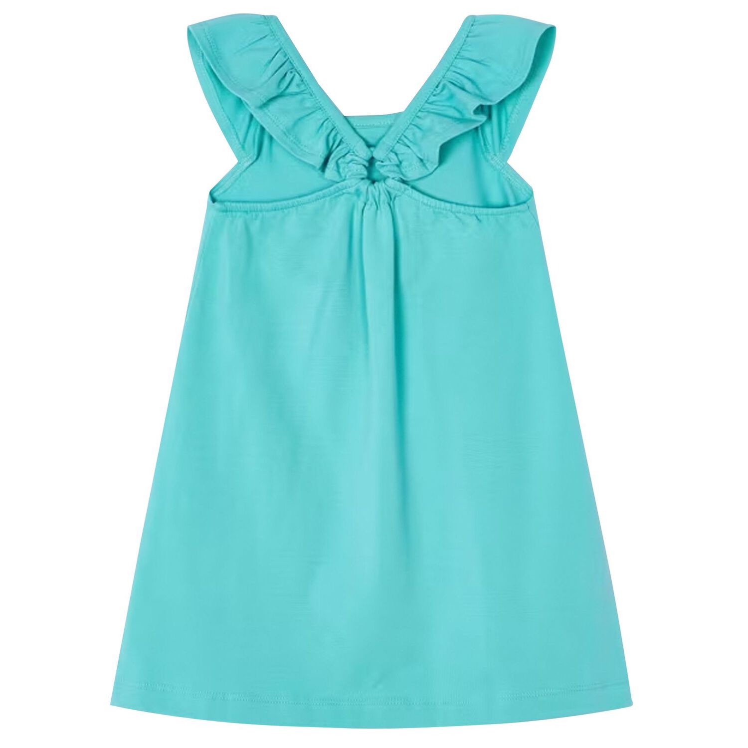 Girls Blue Flamingo Dress, 2, hi-res image number null