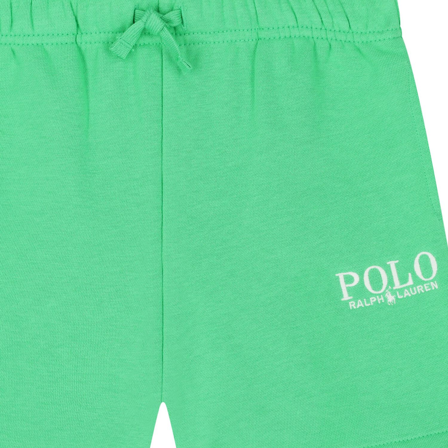 Boys Green Jersey Shorts, 1, hi-res