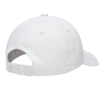 Boys White Teddy Bear Cap