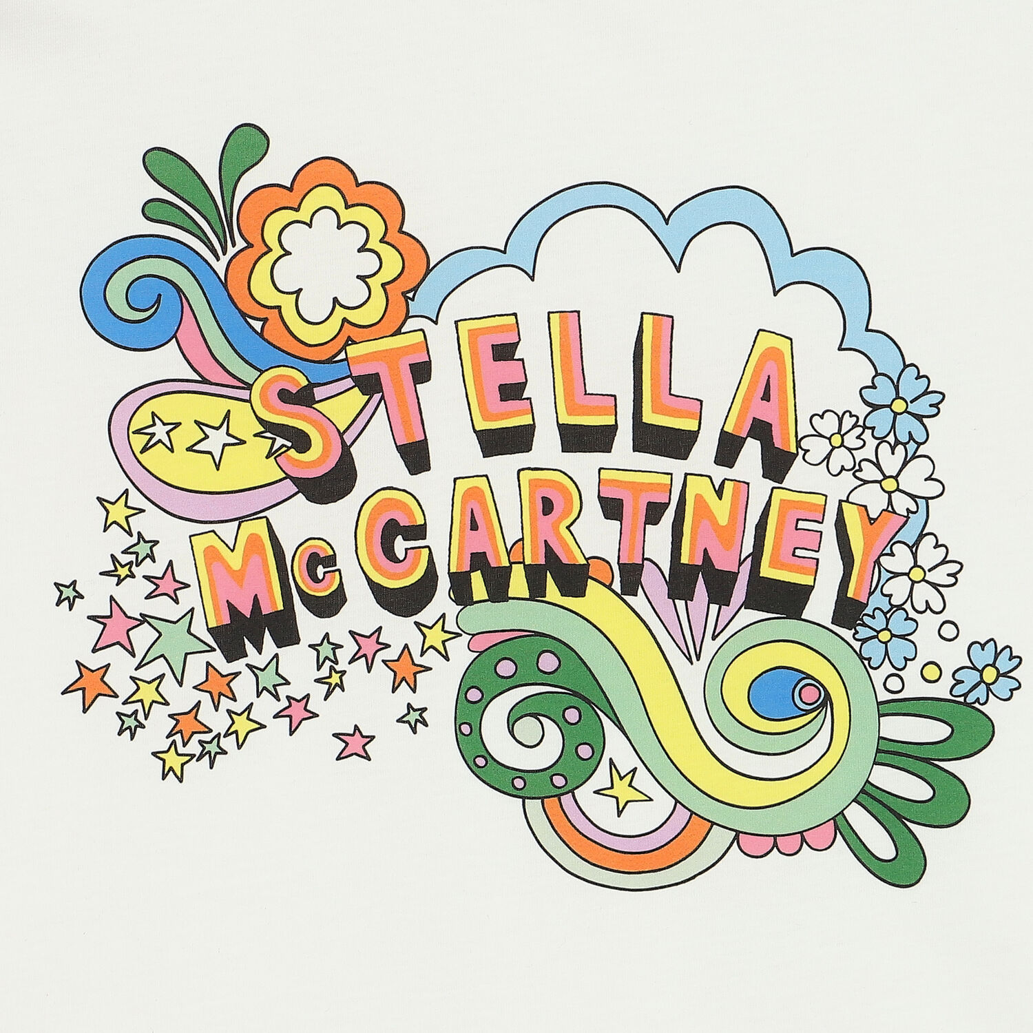 Girls Ivory Logo T-Shirt, 1, hi-res