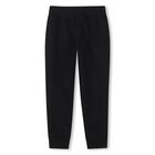 Boys Black Logo Joggers, 1, hi-res