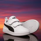 White & Black Rickie Trainers, 1, hi-res