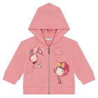 Younger Girls Pink 3-Piece Tracksuit, 1, hi-res