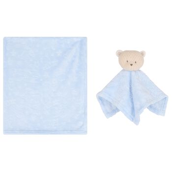 Baby Boys Blue Blanket Gift Set