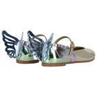 Girls Gold Butterfly Shoes, 1, hi-res