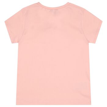 Girls Pink Flower T-Shirt
