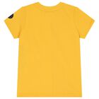 Boys Yellow & White Logo T-Shirt, 1, hi-res