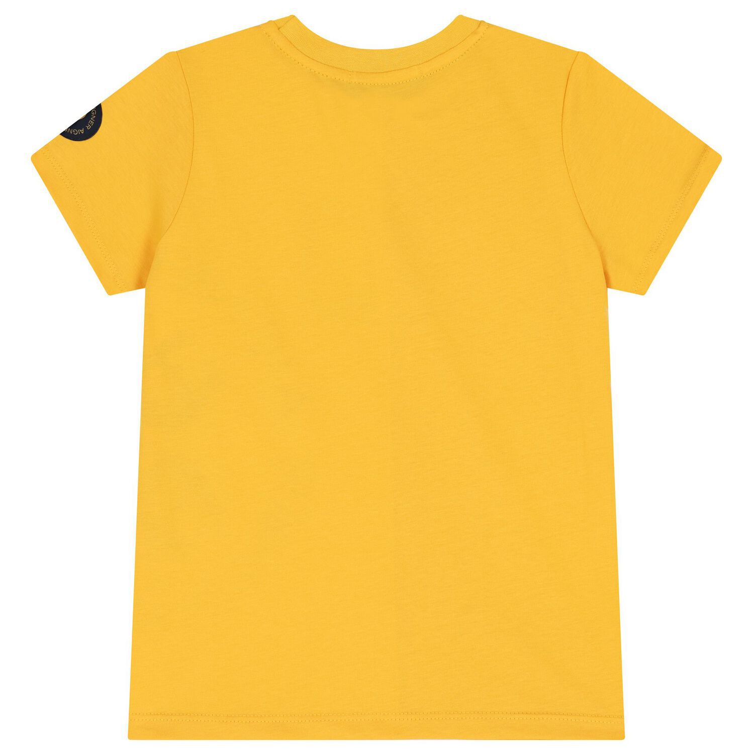 Boys Yellow & White Logo T-Shirt, 1, hi-res