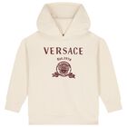 Ivory Medusa Logo Hooded Top, 1, hi-res