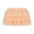 Girls White & Pink Tulle Skirt Set, 1, hi-res