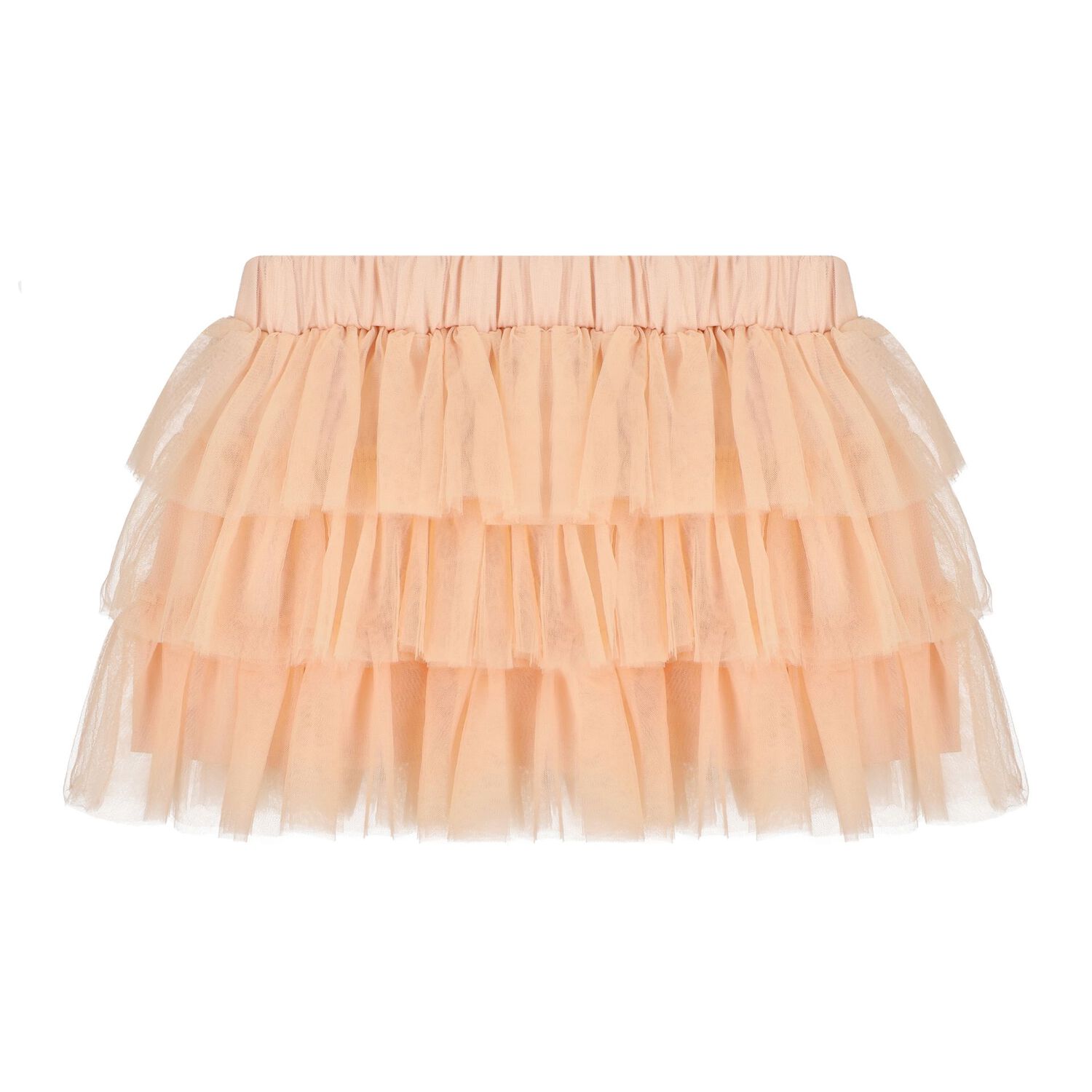 Girls White & Pink Tulle Skirt Set, 1, hi-res