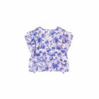 Younger Girls Pink & Blue Floral Floral Beach Dress, 1, hi-res