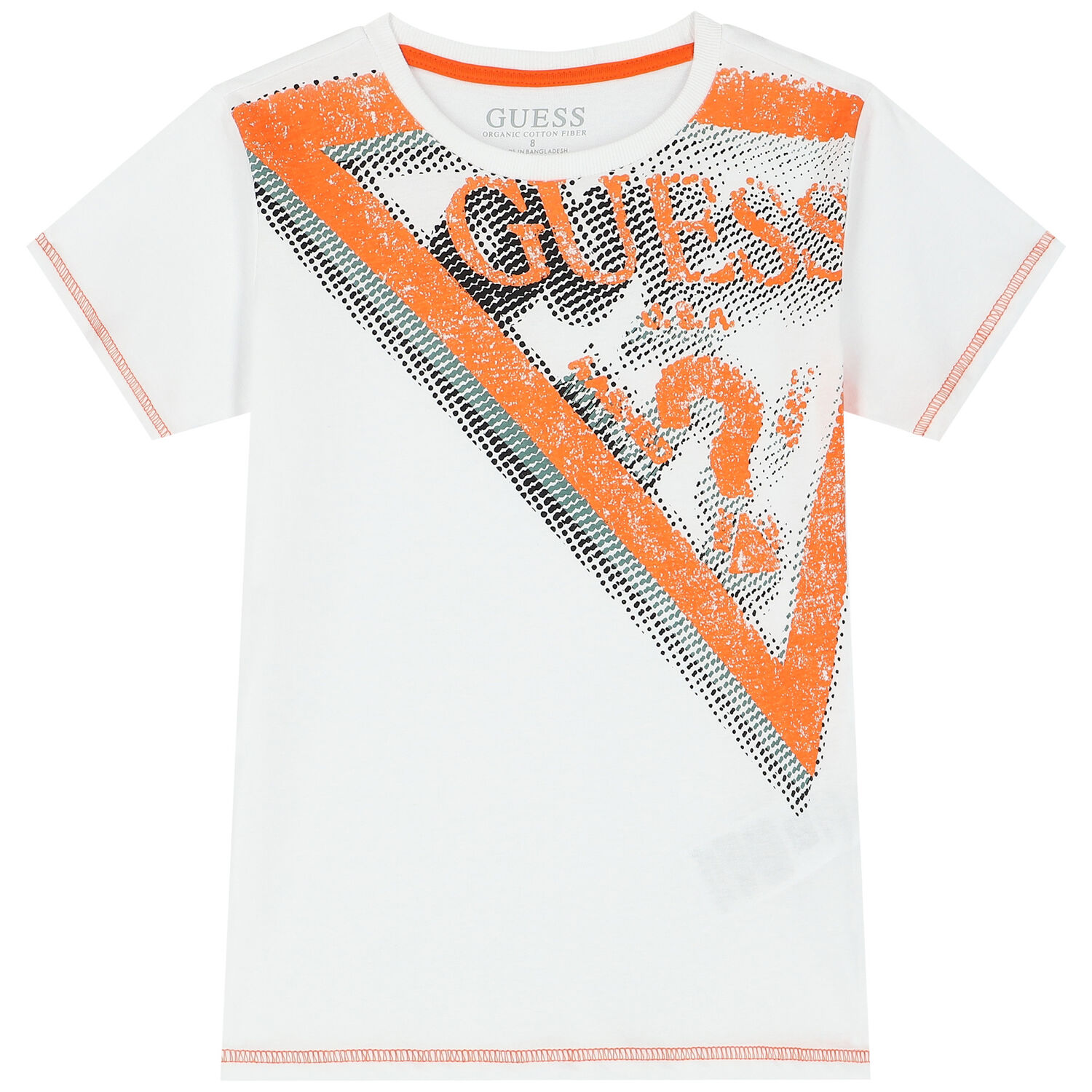 Boys White Logo T-Shirt, 2, hi-res