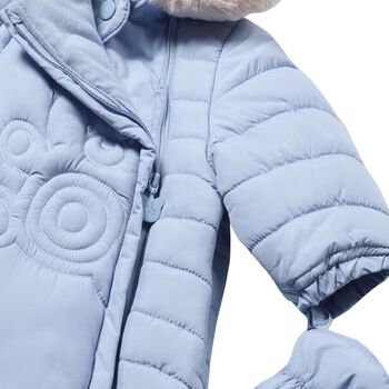 Baby Boys Logo Teddy Bear Snowsuit