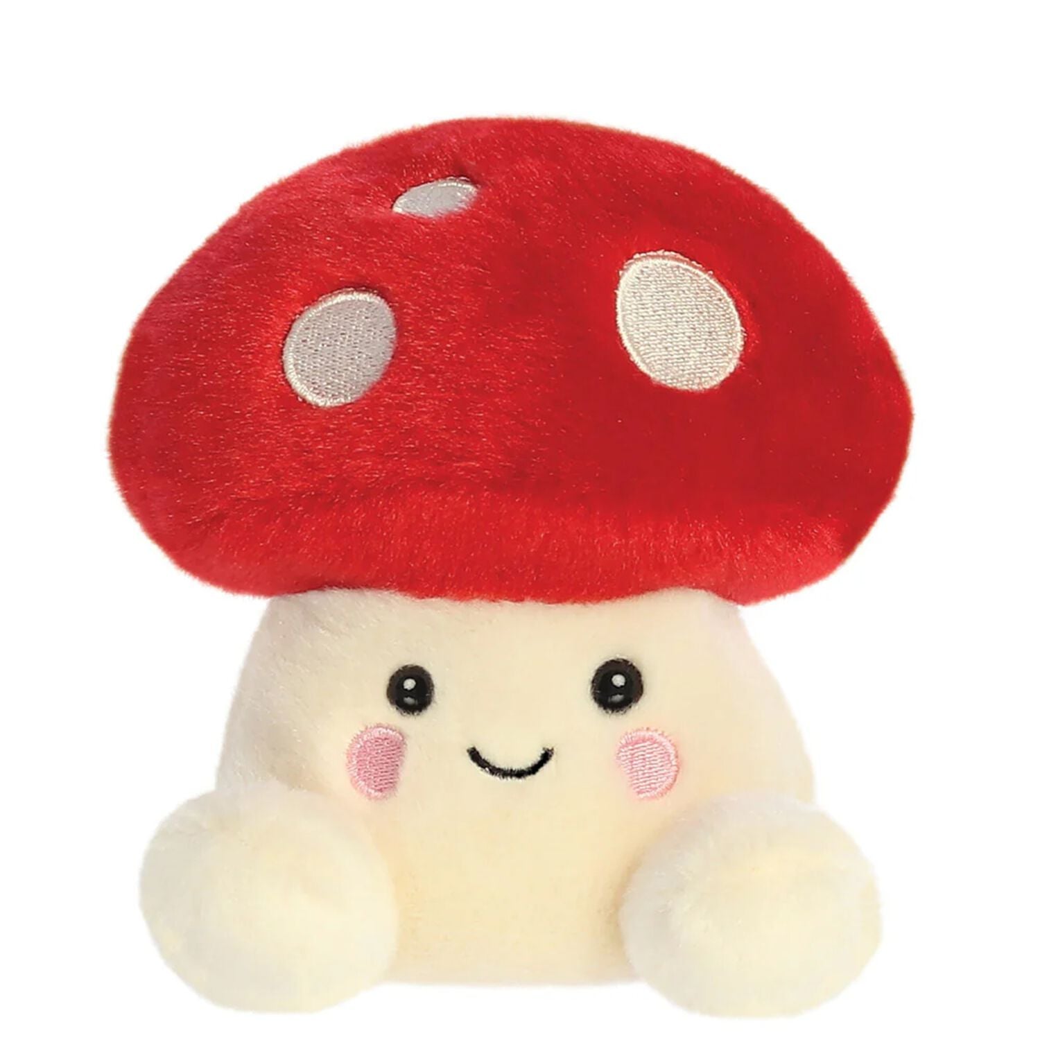 Palm Pals Ivory & Red Amanita Mushroom Soft Toy ( 13cm ), 1, hi-res