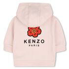 Younger Girls Pink & Ivory Boke Flower Tracksuit Set, 1, hi-res