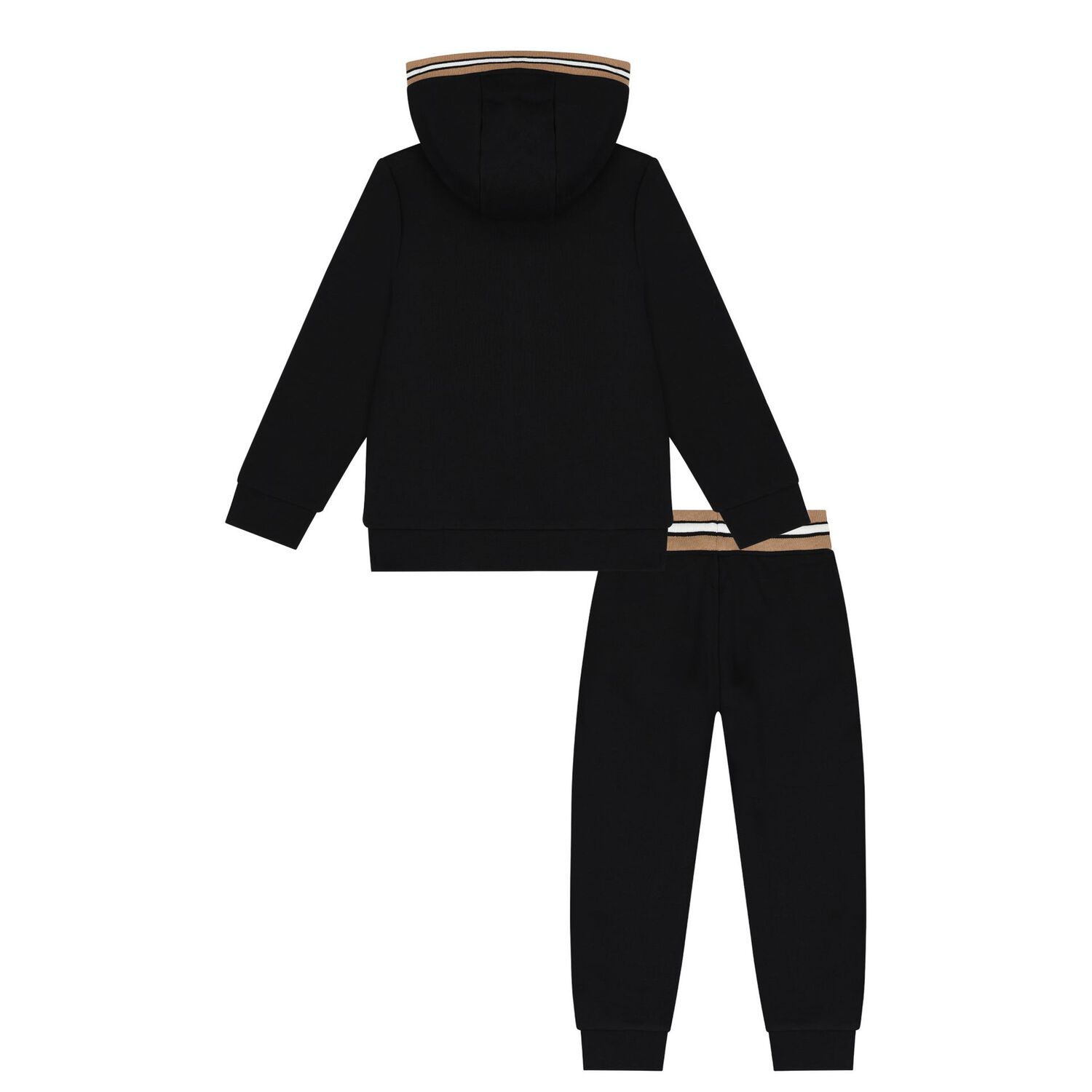 Boys Black Logo Tracksuit, 1, hi-res image number null