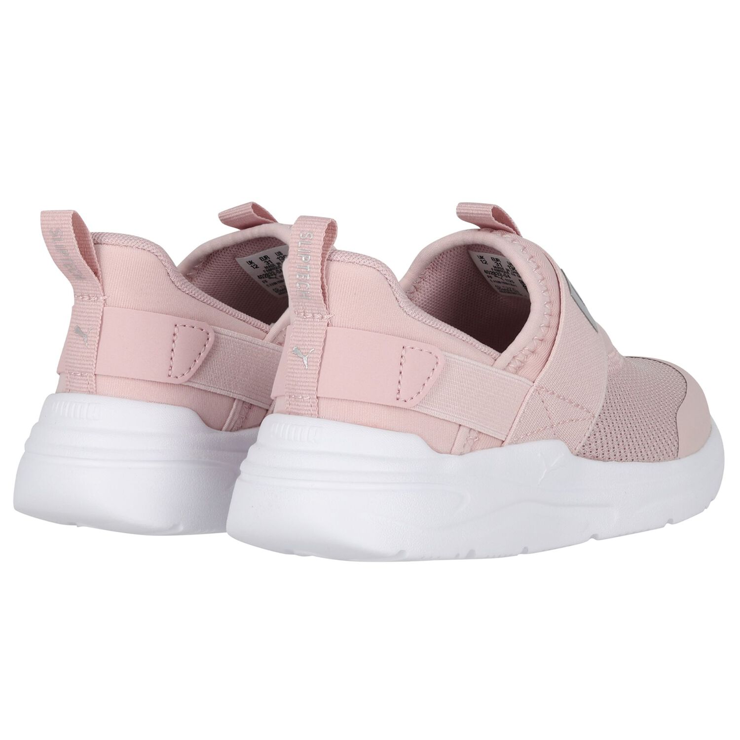 Girls Pink Soft Wired 2 Sliptech Trainers, 2, hi-res