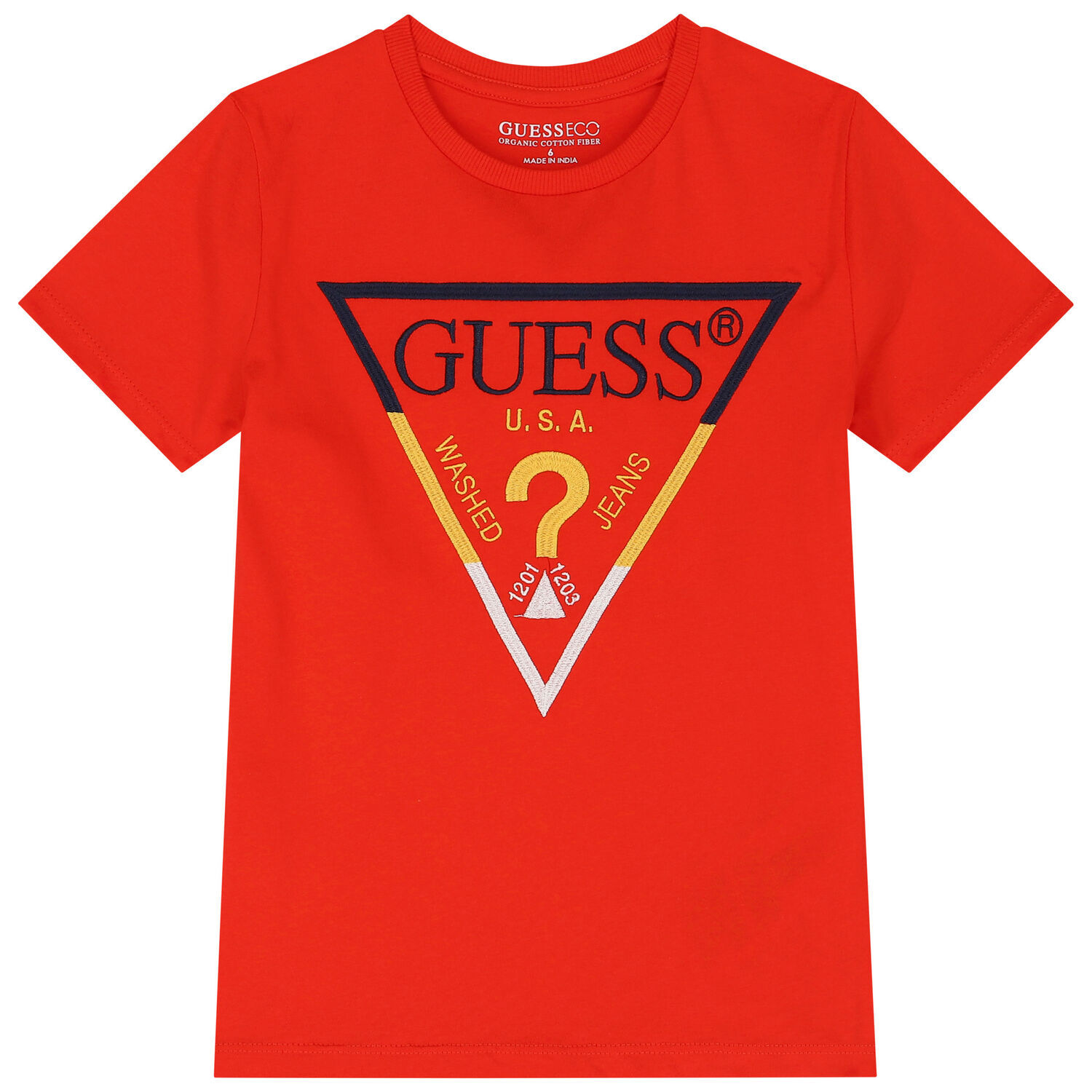 Boys Red Logo T-Shirt, 3, hi-res image number null