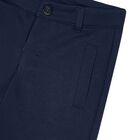Boys Navy Blue Trousers, 1, hi-res