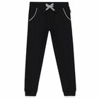 Boys Black Logo Joggers, 1, hi-res