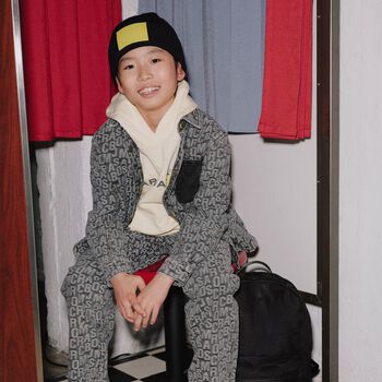 Boys Black Logo Denim Jeans