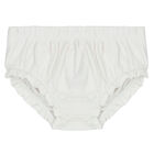 Girls White Floral Dress, 1, hi-res