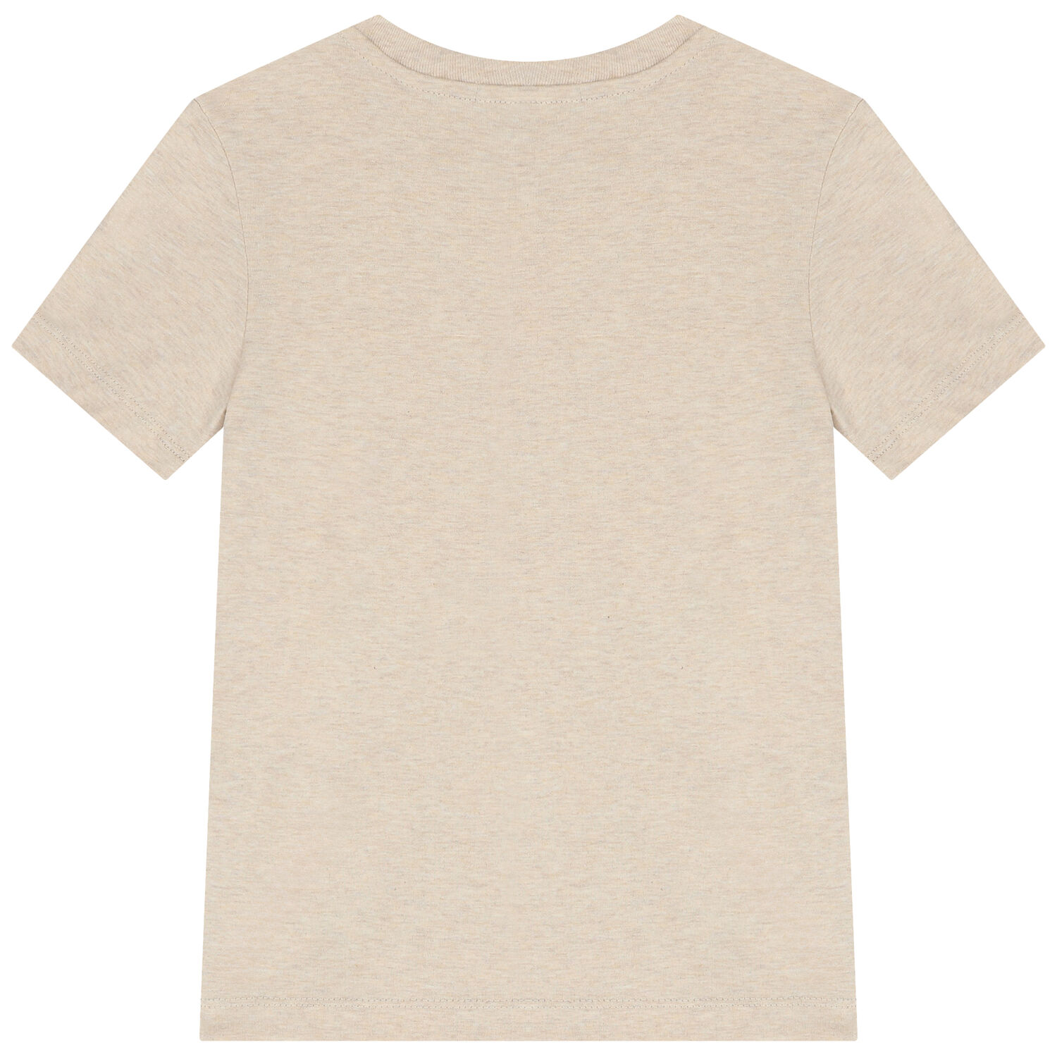 Boys Beige Logo T-Shirt, 1, hi-res