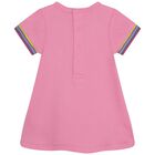 Younger Girls Pink Bag Dress, 1, hi-res