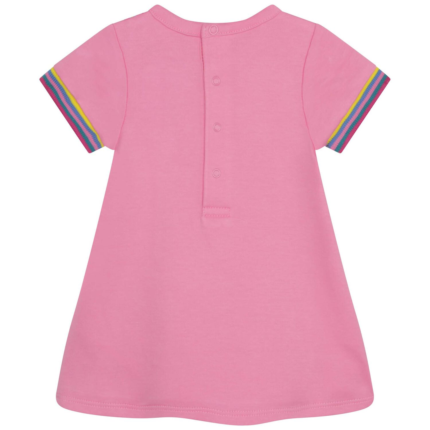 Younger Girls Pink Bag Dress, 1, hi-res