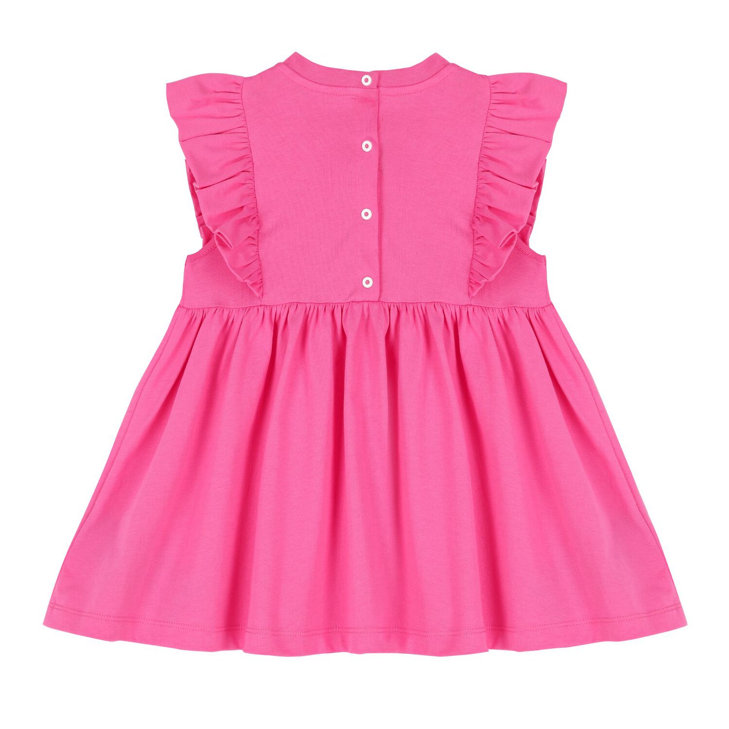 Younger Girls Pink Logo Dress Set, 1, hi-res