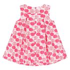 Baby Girls White & Pink Apple Dress Set, 1, hi-res