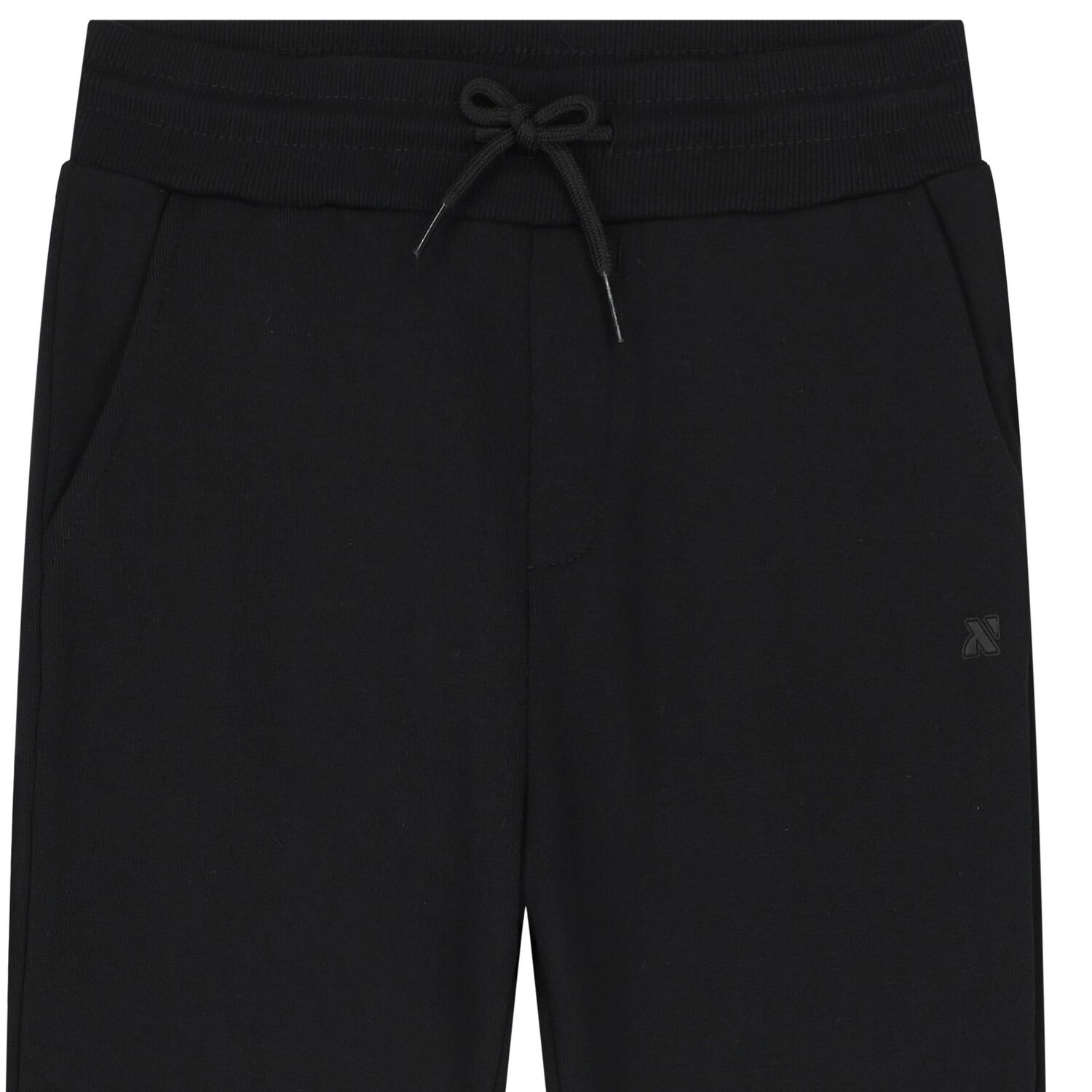 Boys Black Joggers, 2, hi-res