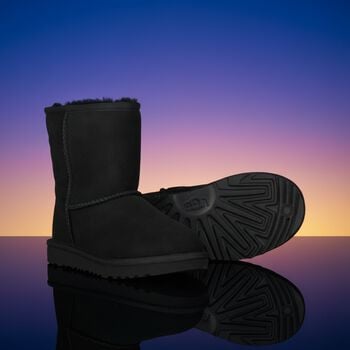 Black Classic II Suede Boots