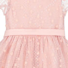 Girls Pink Sequin & Tulle Dress, 1, hi-res