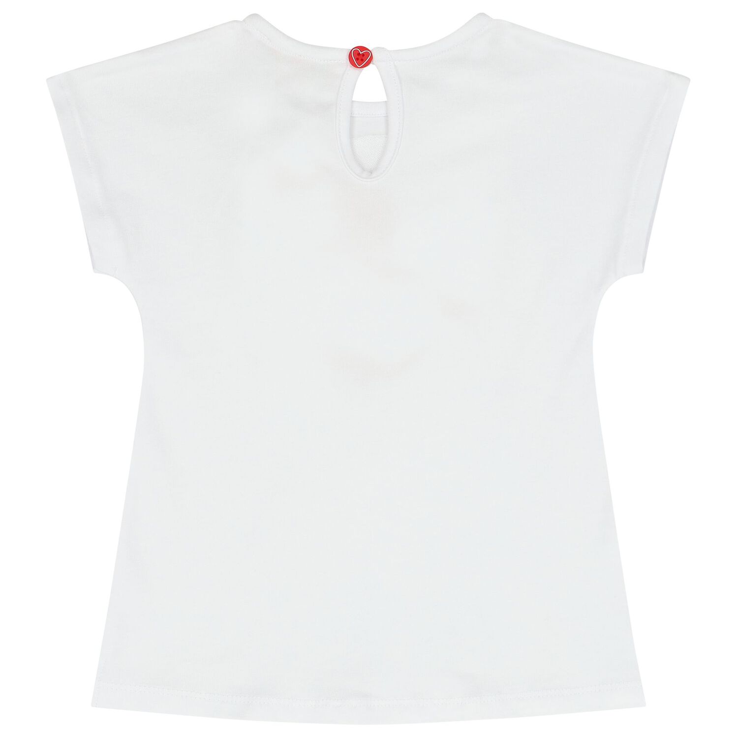 Girls White & Red Heart Leggings Set, 1, hi-res