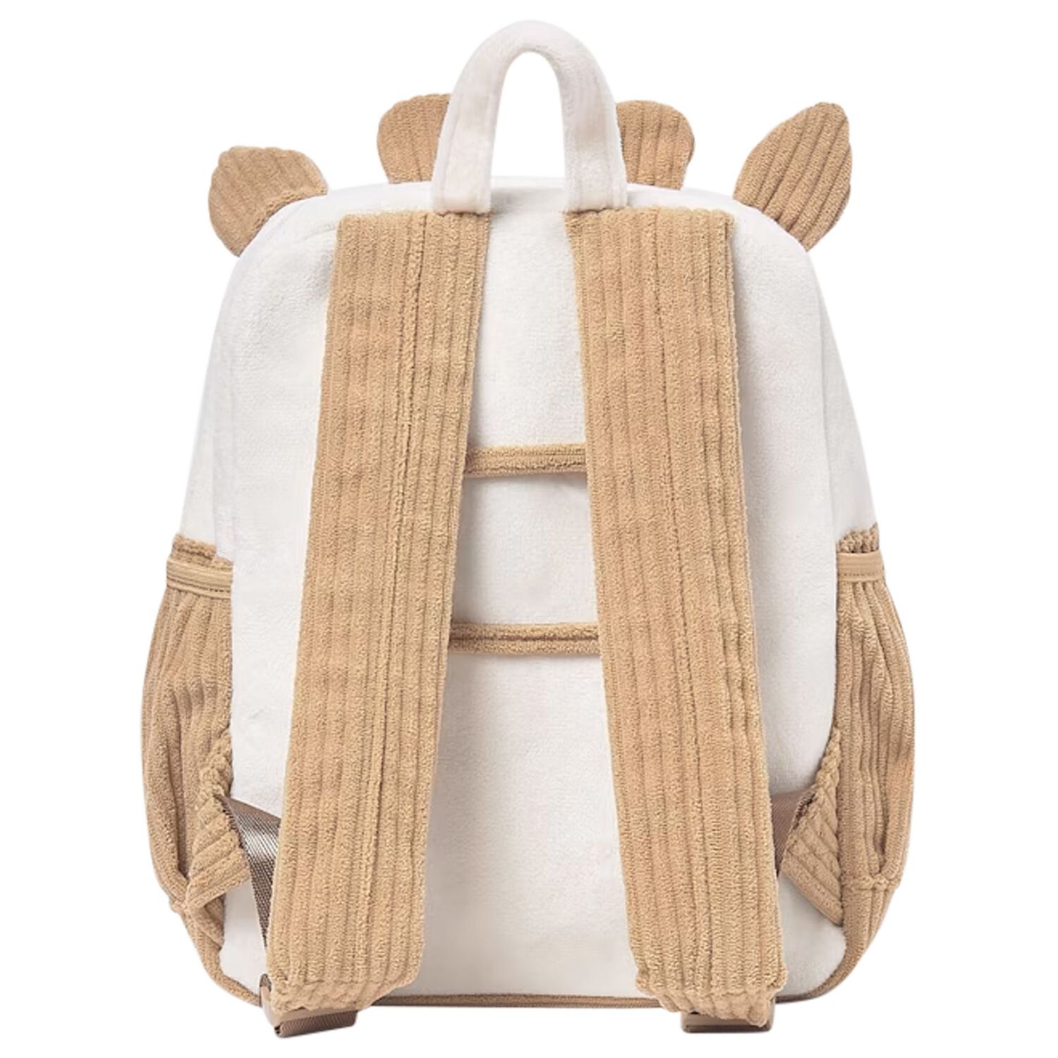 Younger White & Beige Giraffe Backpack , 3, hi-res
