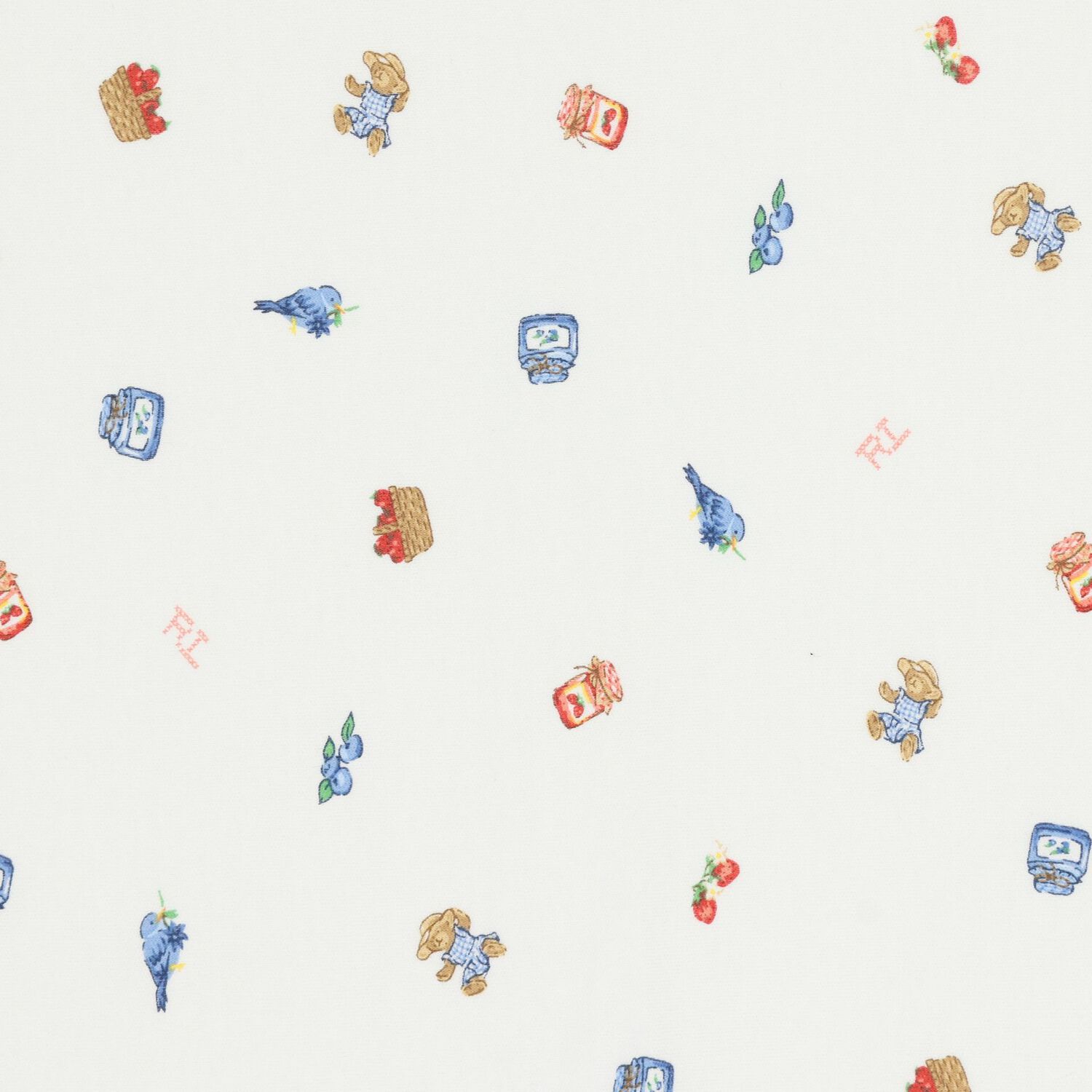 Baby Girls Ivory Polo Bears & Berry Babygrow Gift Set, 1, hi-res