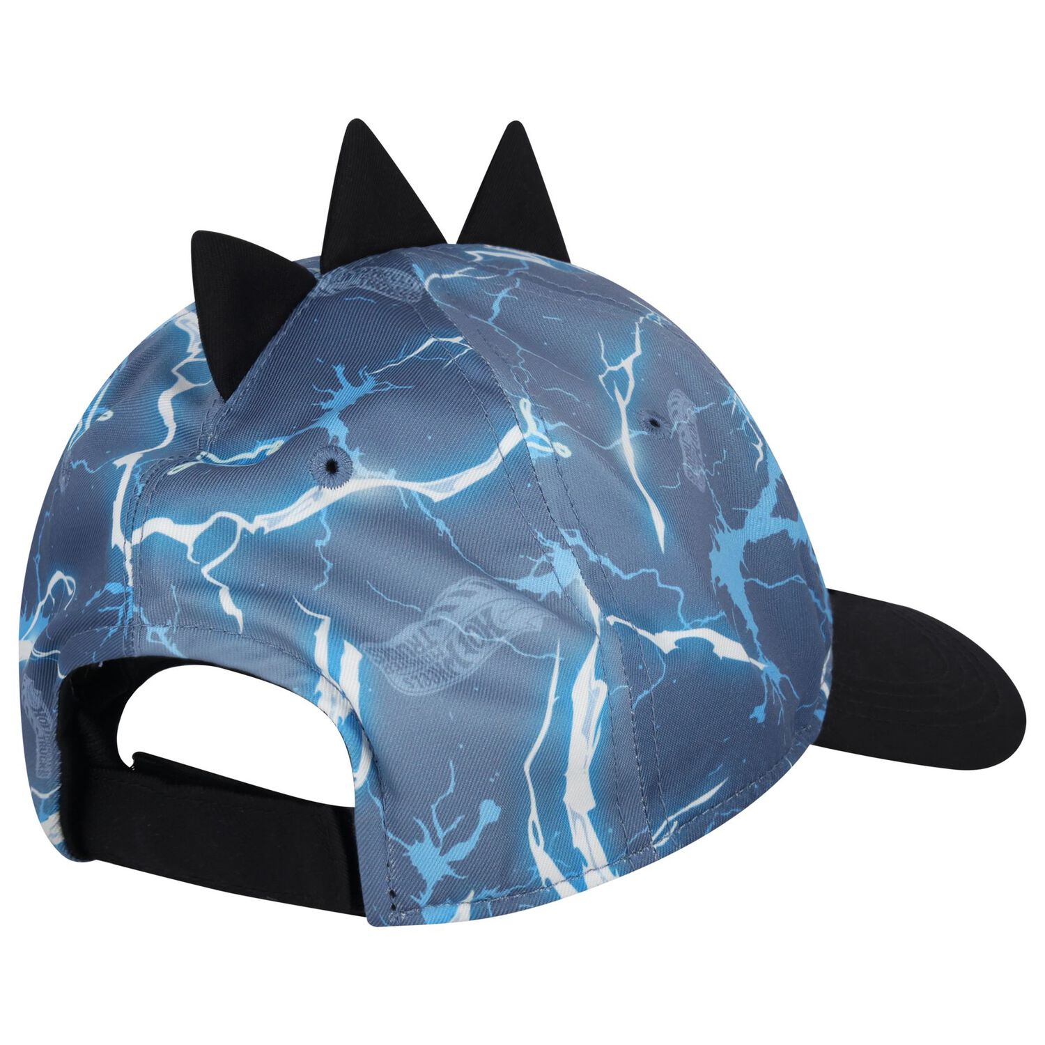 Boys Blue & Black Logo Caps, 1, hi-res