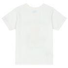 Boys White Pop Corn T-Shirt, 1, hi-res
