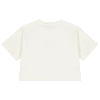 Girls Ivory Logo T-Shirt