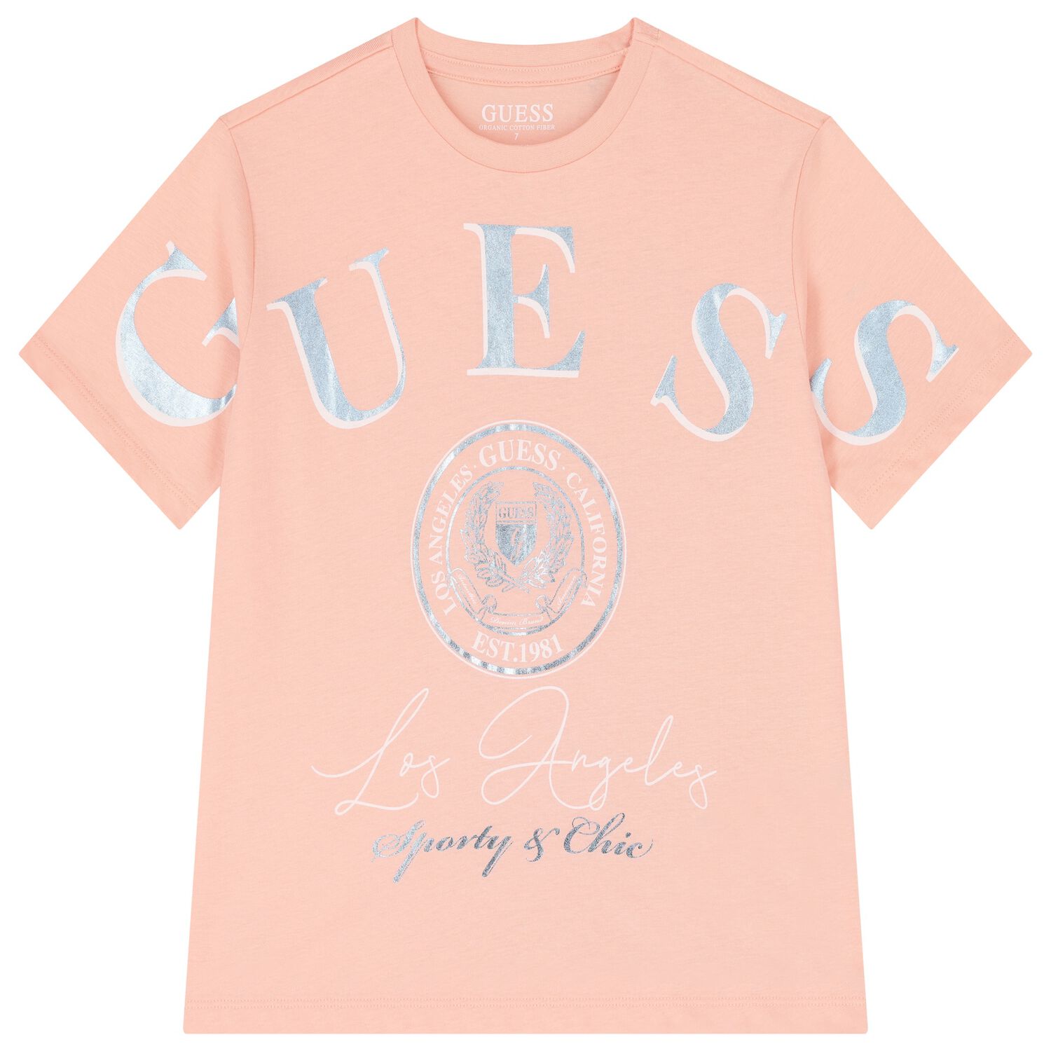 Girls Pink Logo T-Shirt, 2, hi-res